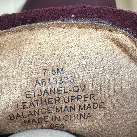 Earth Janel Leather Lace Up Ankle Boots Size 7.5 - Picture 9 of 11